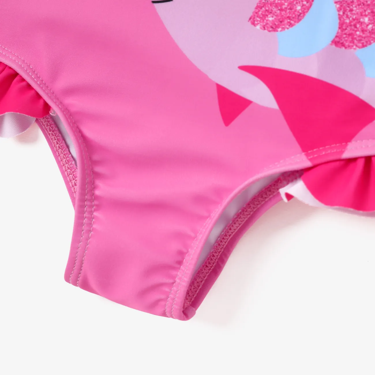 嬰兒 女 背心 童趣 背心 泳衣 粉色 big image 1