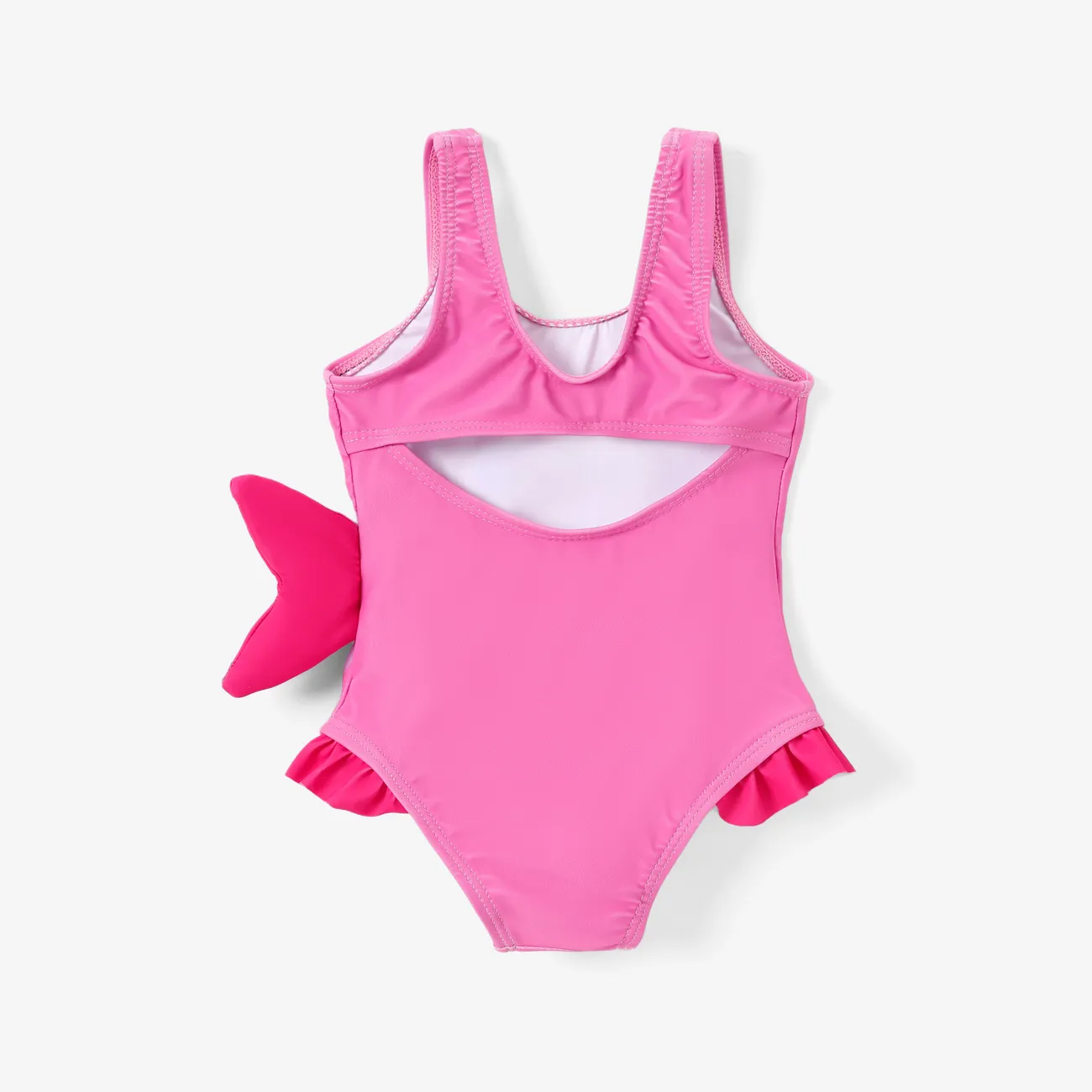 嬰兒 女 背心 童趣 背心 泳衣 粉色 big image 1
