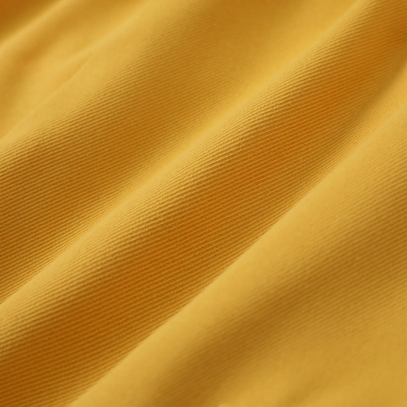 Kid Boy Solid Color Pocket Design Elasticized Shorts Yellow big image 1