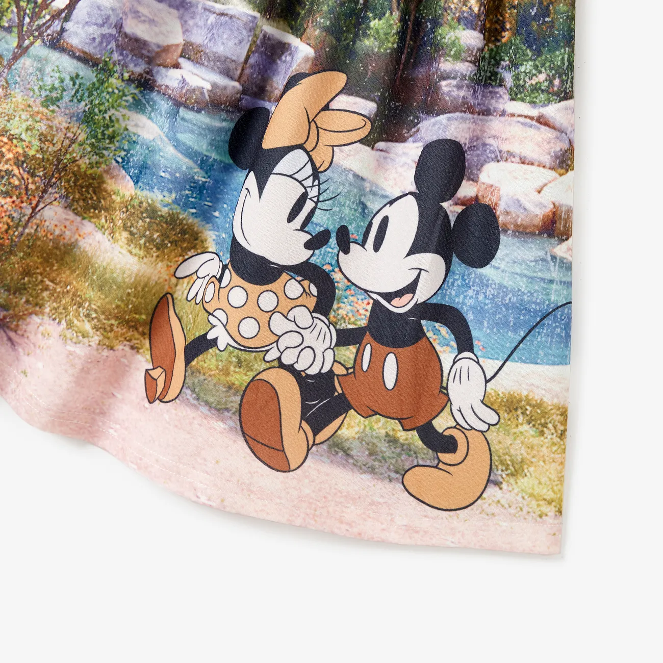 Disney Mickey and Friends Dia da Mãe Look de família Manga curta Conjuntos de roupa para a família Conjuntos Preto big image 1