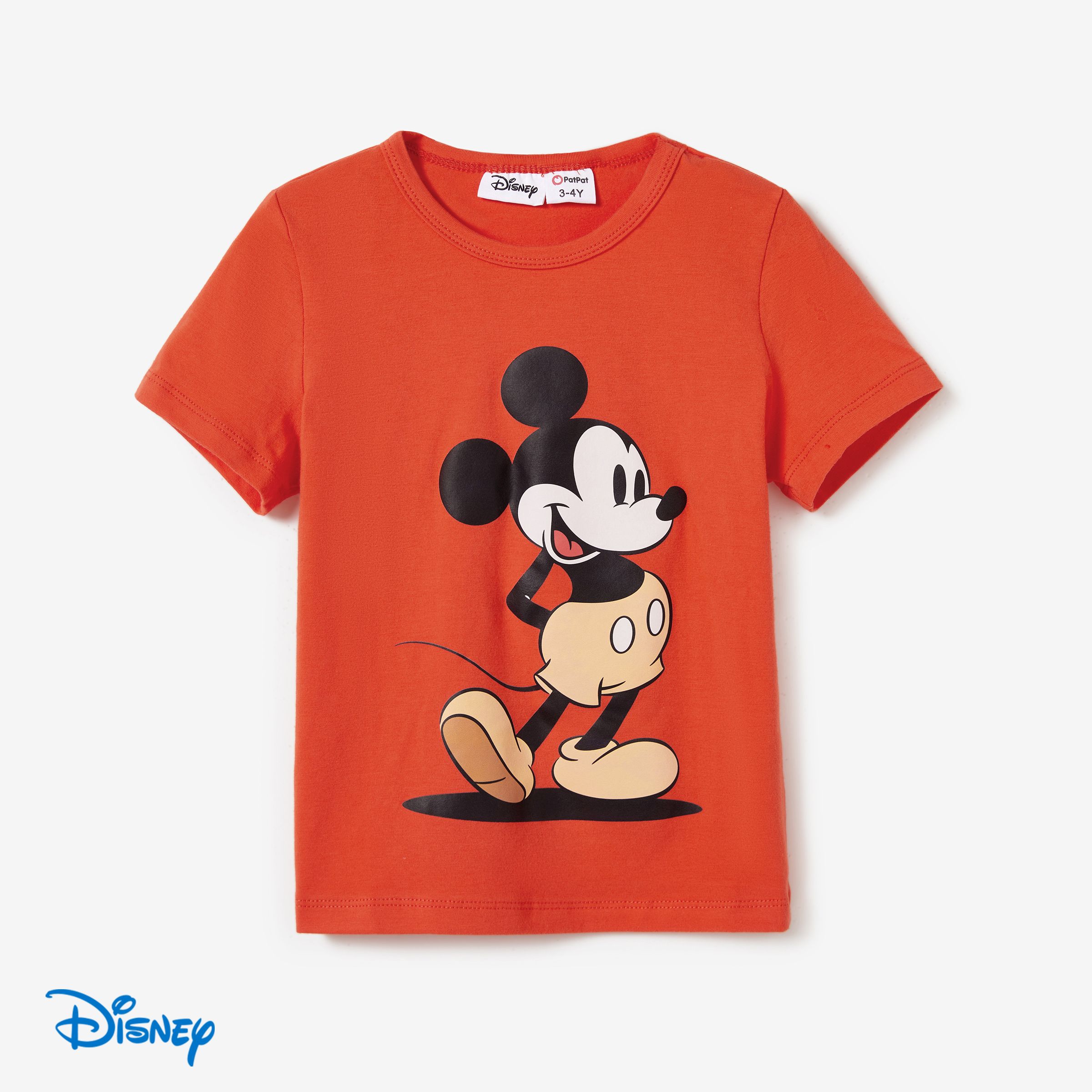 

Disney Mickey and Friends Family Matching Cotton Grid/Houndstooth Character Print Tee/Sleeveless Dress