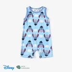Disney Winnie the Pooh Baby Boys/Girls 1pc Naia™ Character All-over Print Short-sleeve Romper Blue