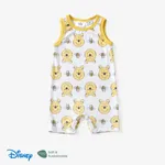 Disney Winnie the Pooh Baby Boys/Girls 1pc Naia™ Character All-over Print Short-sleeve Romper Yellow