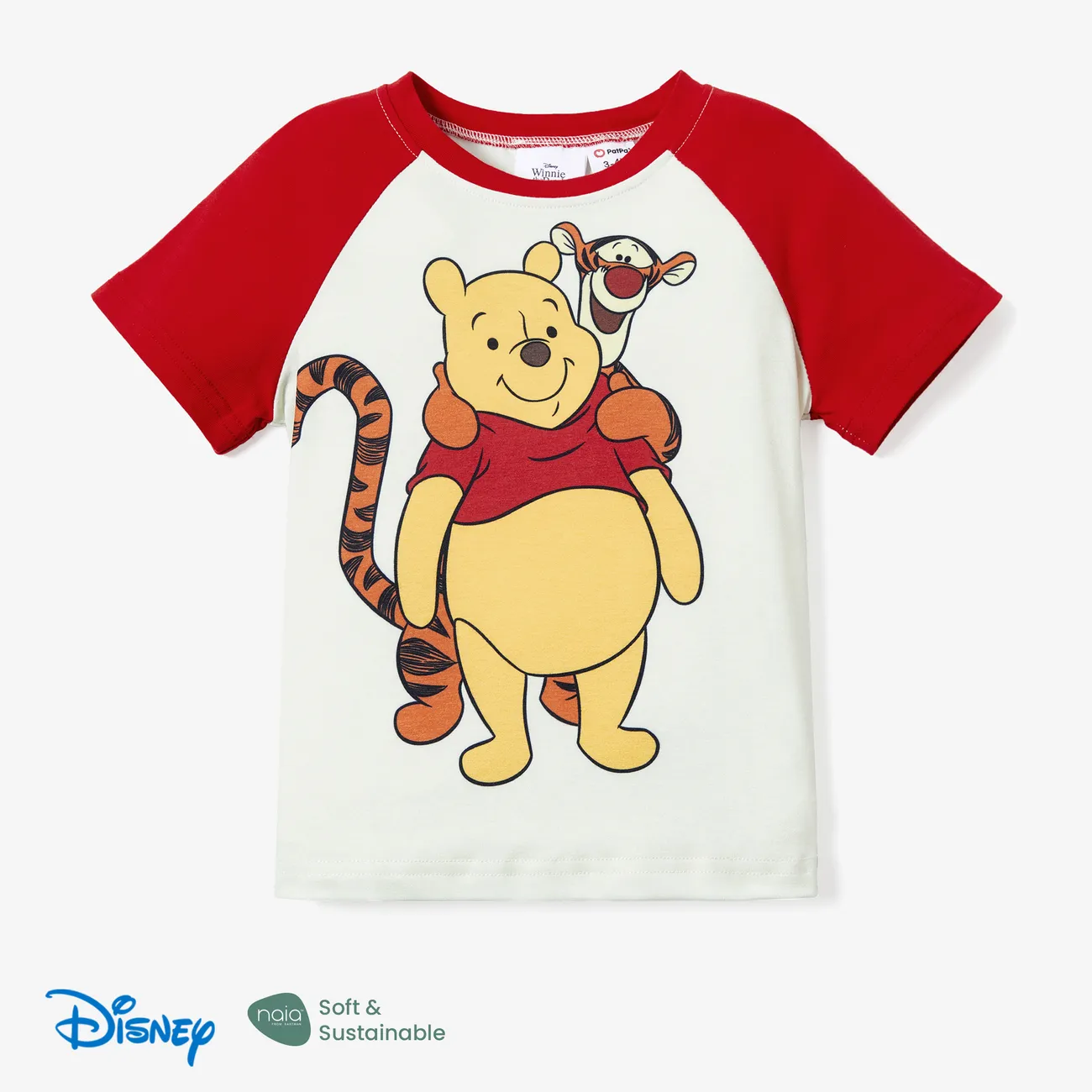 Disney Winnie the Pooh Look de família Tigre Manga curta Conjuntos de roupa para a família Tops lightapricot big image 1