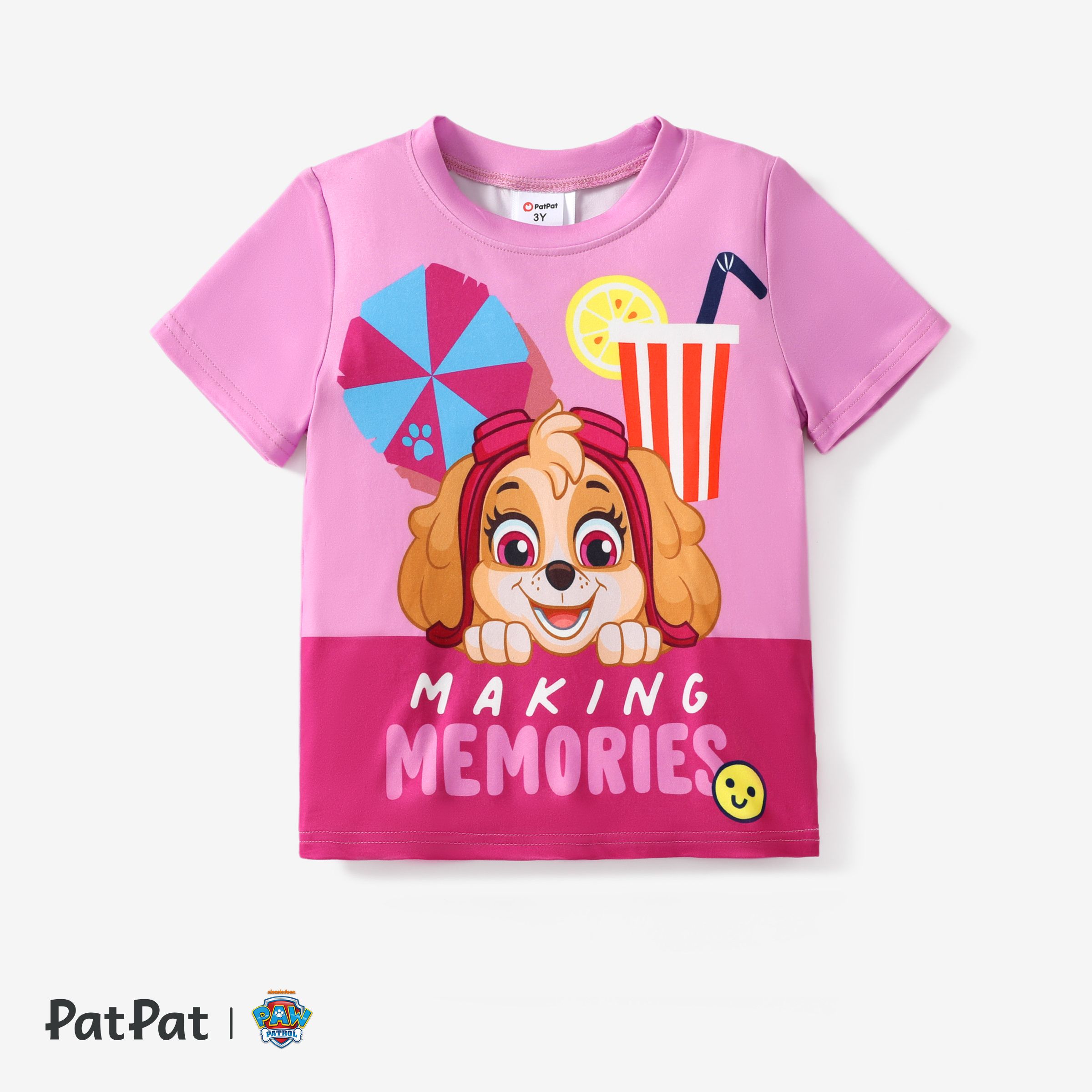 Paw Patrol Toddler Boys/Girls 1pc Summer Hawaii Style Character Print T-shirt