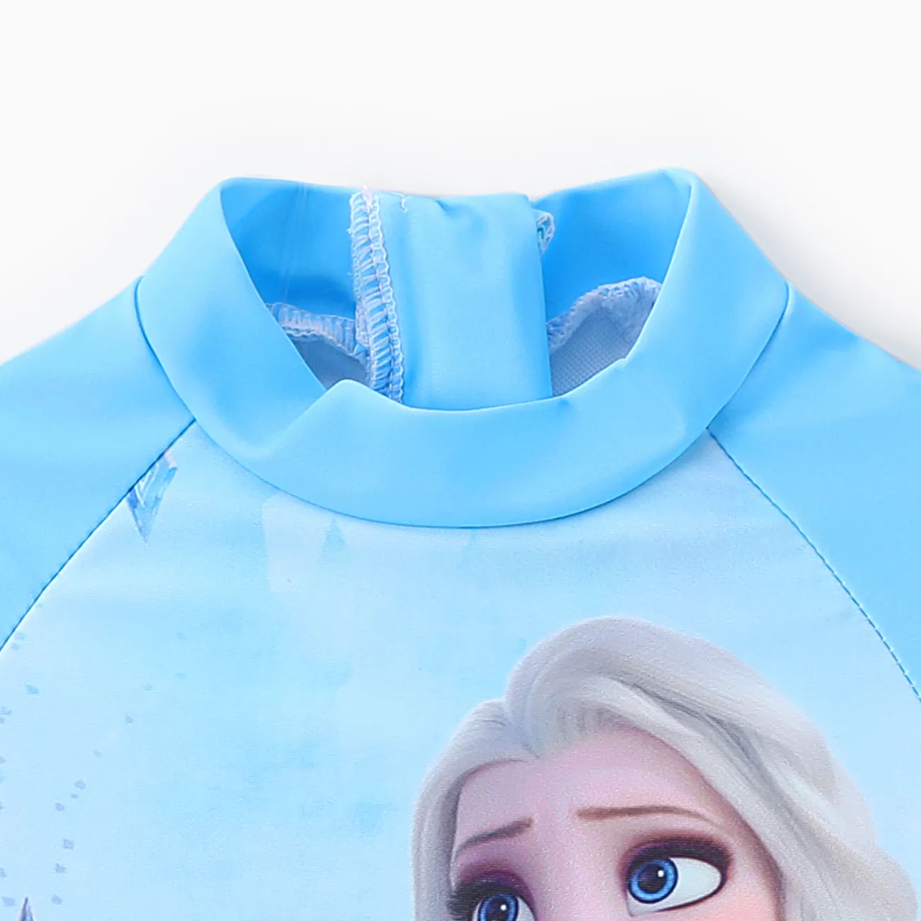 La Reine des neiges de Disney Enfant en bas âge Fille Couture de tissus Enfantin Maillots de bain Bloc de Couleur big image 1