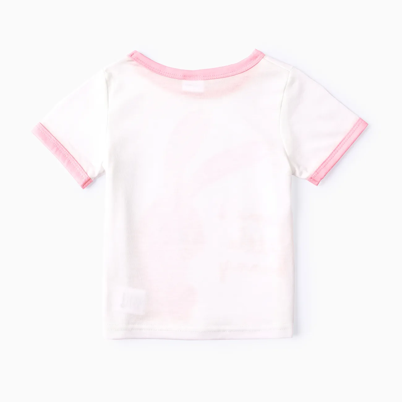 Pascua Bebé Chica Conejo Infantil Manga corta Camiseta Blanco big image 1