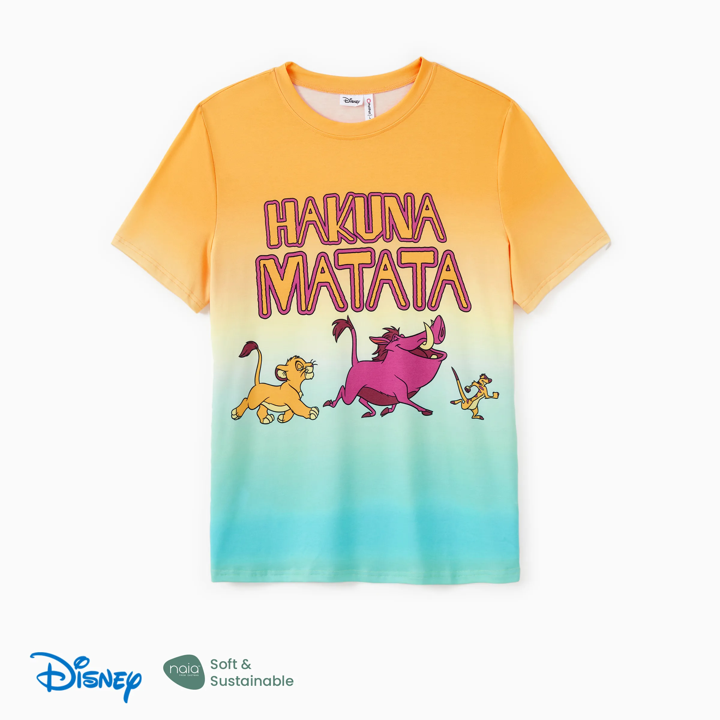 

Disney Lion King Family Matching Simba Naia™ Gradient Character Print Short Sleeve T-Shirt/Onesie