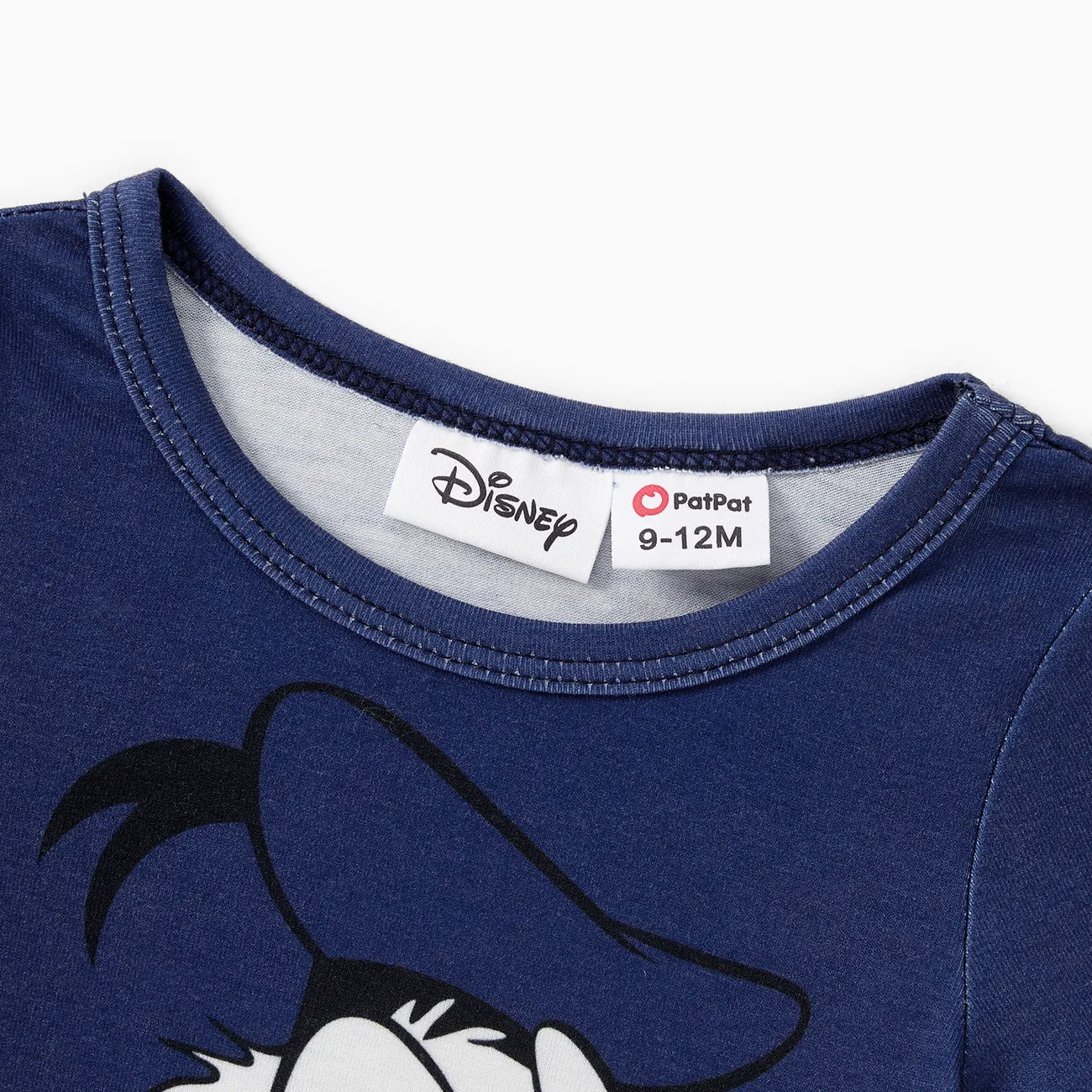 Disney Mickey and Friends أطقم إطلالة العائلة للجنسين طوق الرقبة كم قصير طية صدر نقش منقط متعدد الألوان big image 1