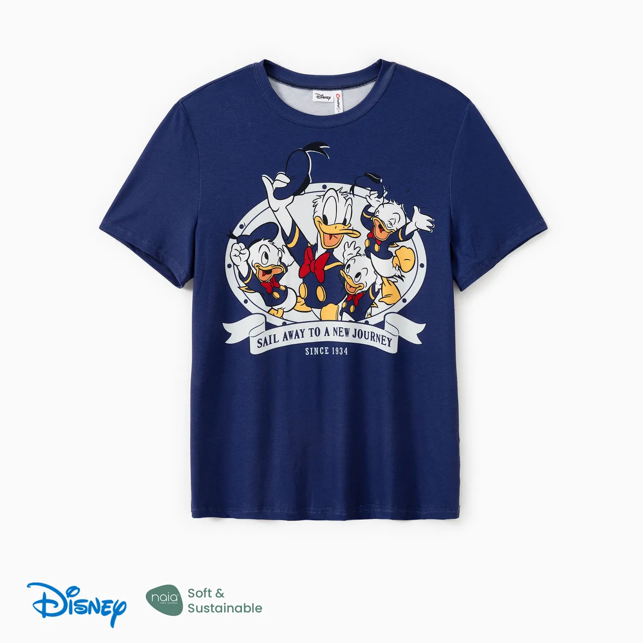 Disney Mickey and Friends Familien-Looks Kurzärmelig Familien-Outfits Sets Mehrfarbig big image 1