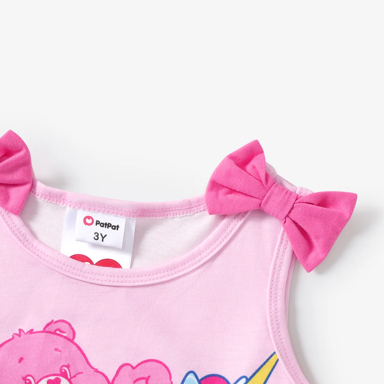 Glücksbärchis 2 Stück Kleinkinder Mädchen Hypertaktil Kindlich Einhorn Kostümrock rosa big image 1