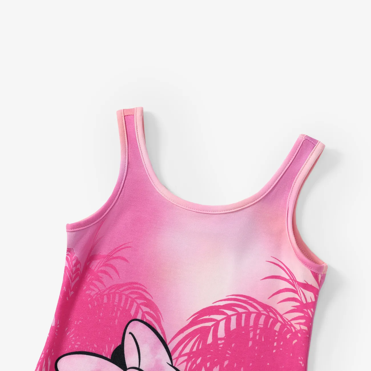 Disney Mickey and Friends Toddler/Kid Girls 1pc Naia™ Minnie/Daisy Tie-Dye Print Sleeveless Dress Pink big image 1