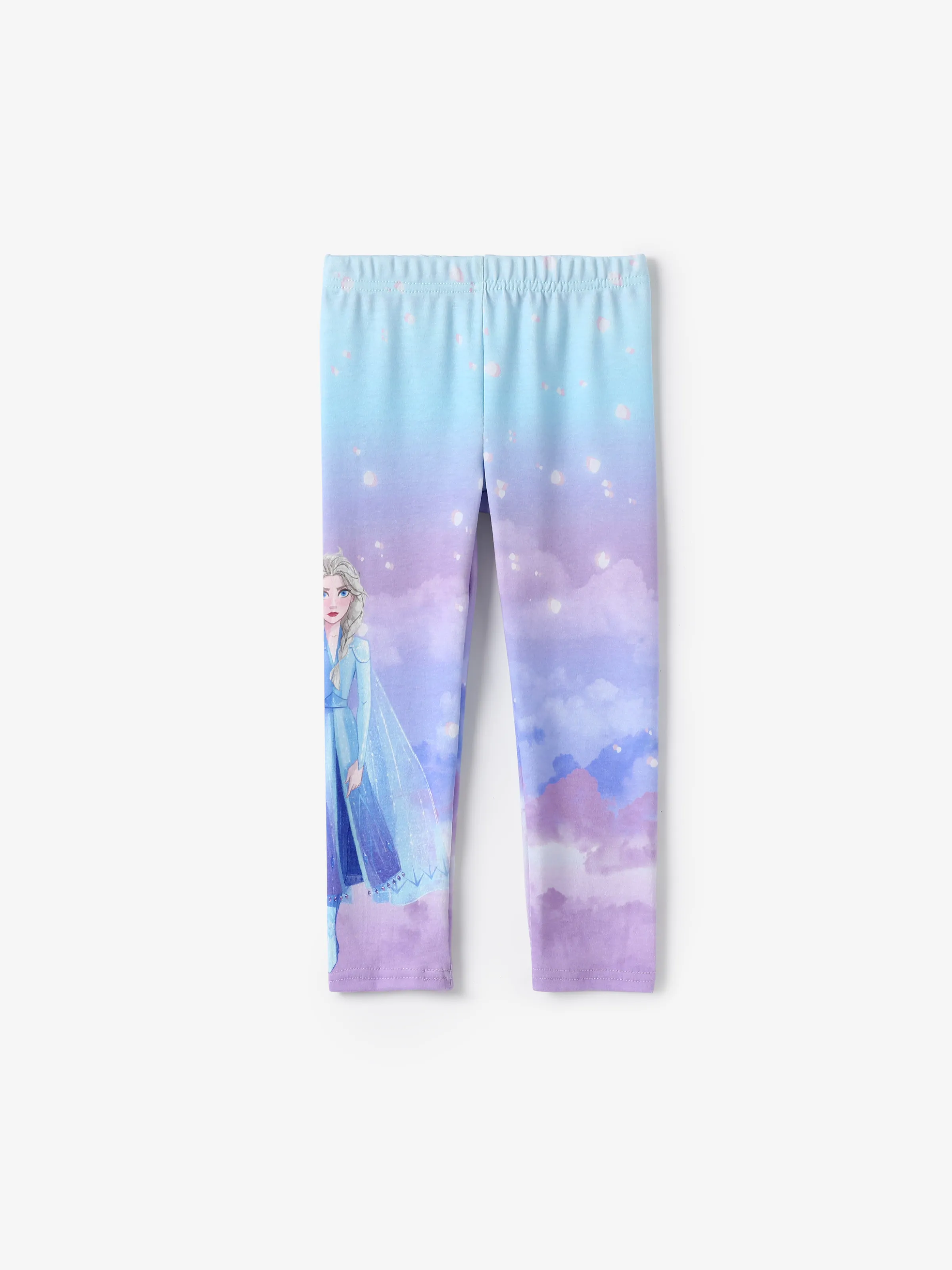 Conjunto de pantalones leggings para niña con personaje infantil.