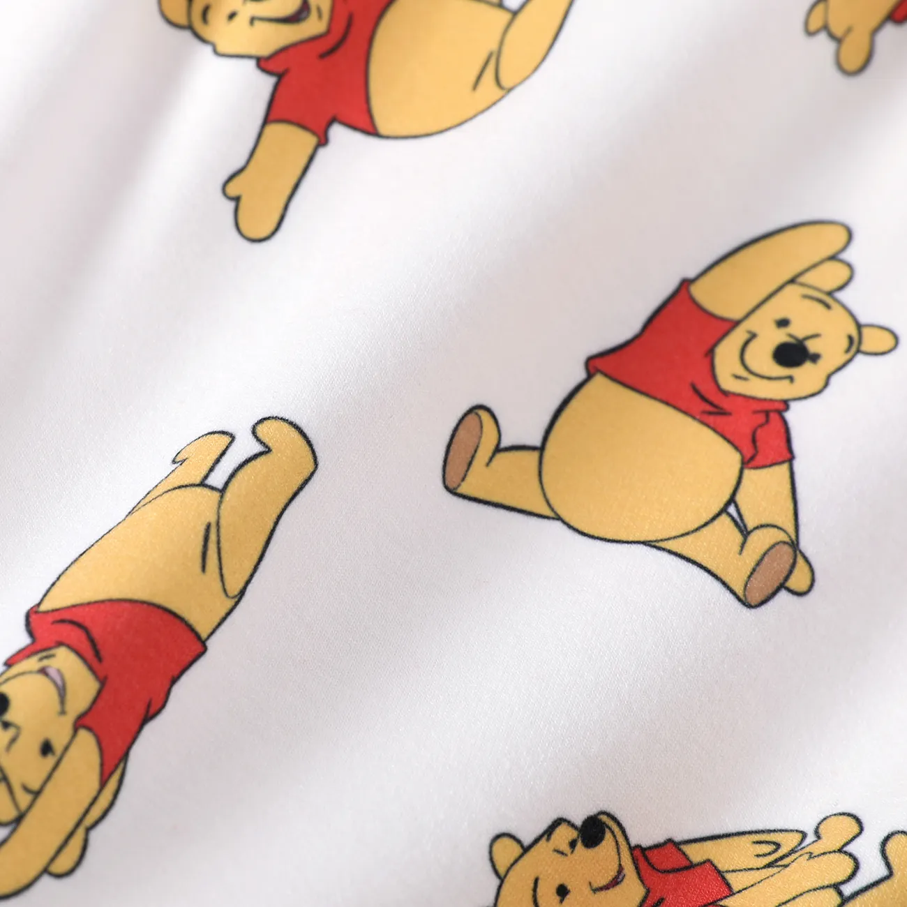 Disney Winnie the Pooh 2件 小童 中性 貼袋 童趣 背心套裝 紅色 big image 1