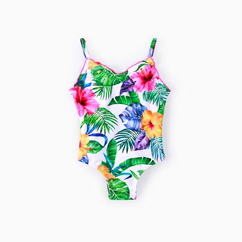 Toddler Girl Floral Print Cami Swimsuit