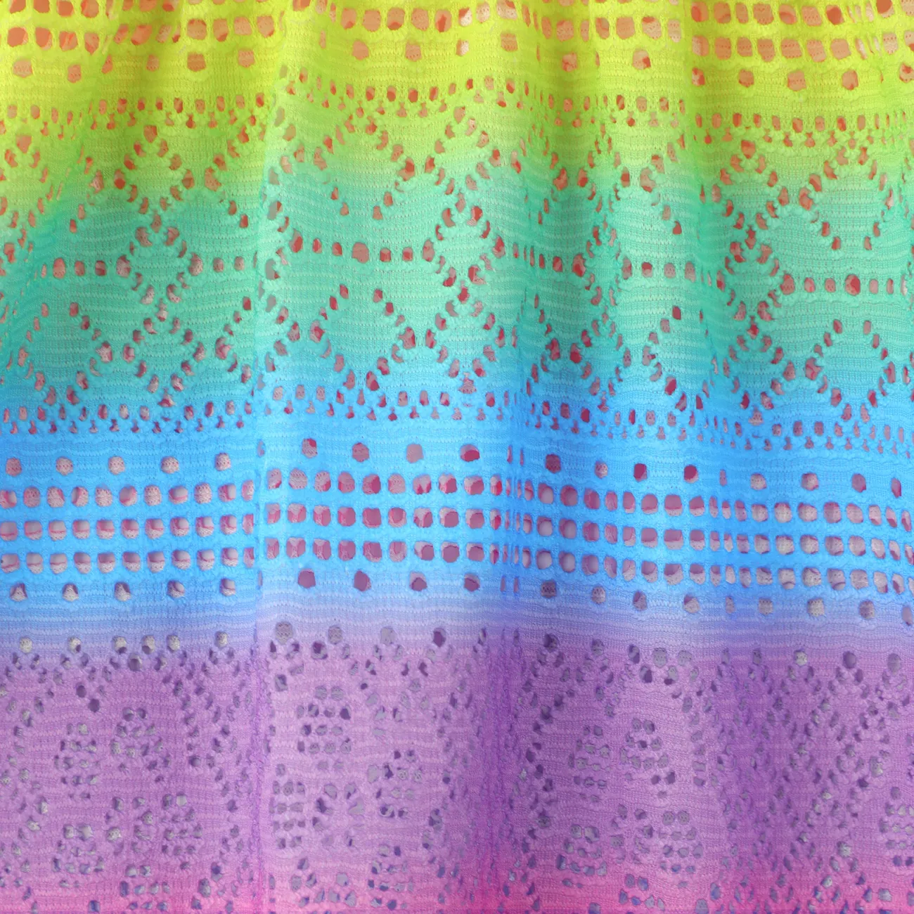 Sweet 1pc Polyester Changement Graduel Fille Serviette De Bain Multicolore big image 1