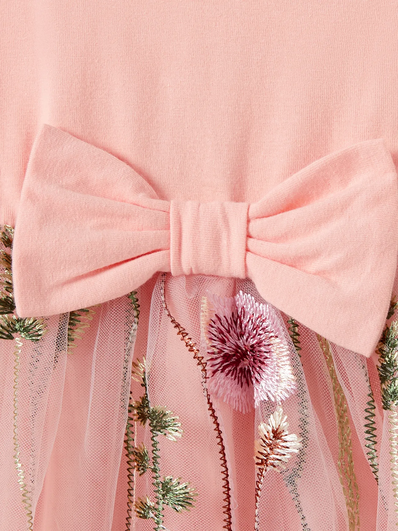 Familien-Looks Große Blume Tanktop Familien-Outfits Sets rosa big image 1