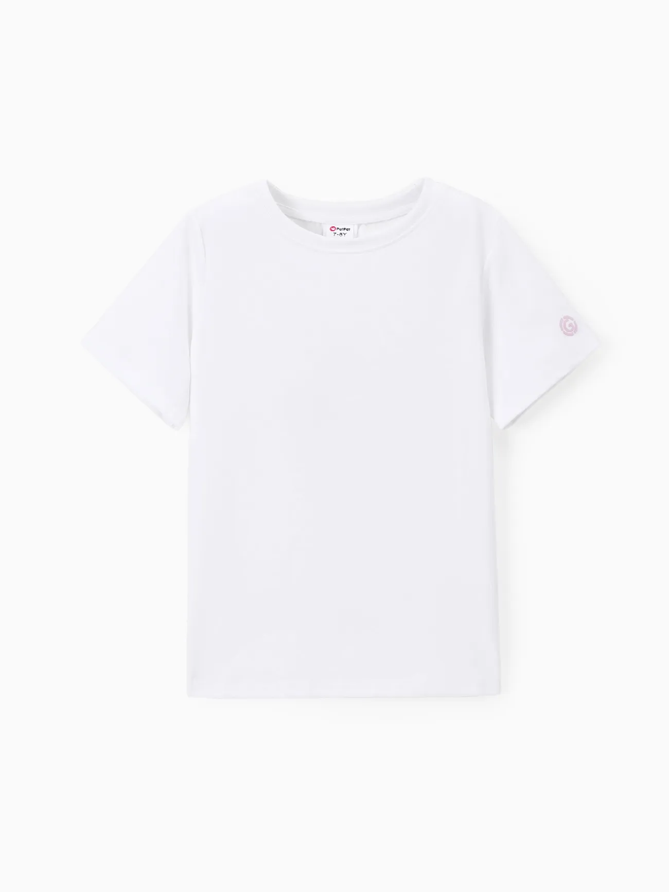 Go-Neat repelente de água e camisetas resistentes a manchas para crianças Branco big image 1