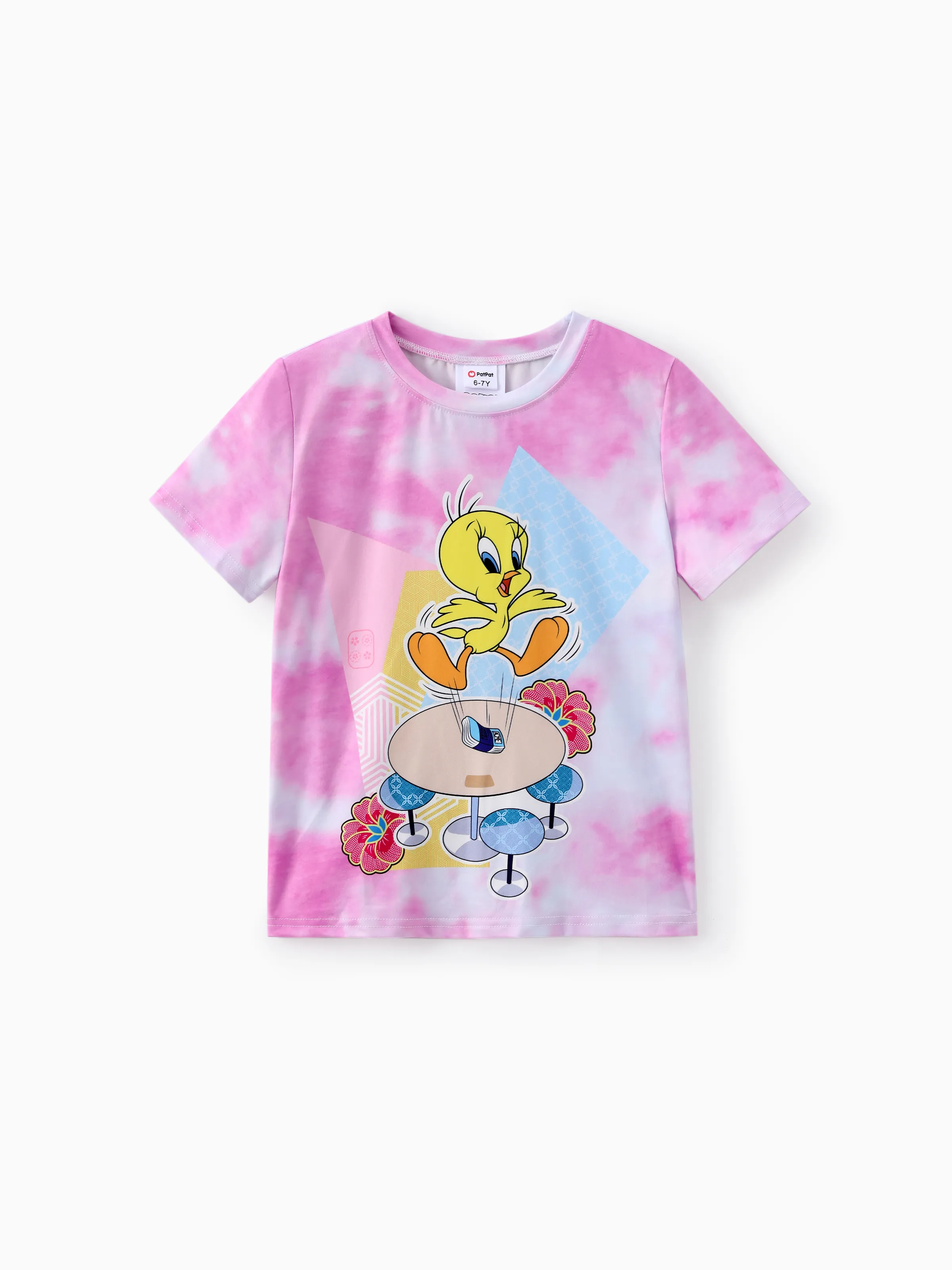 Looney Tunes Niño Niño/Niña Bug Bunny 1pc Tie-dye Funny Character Print Tee