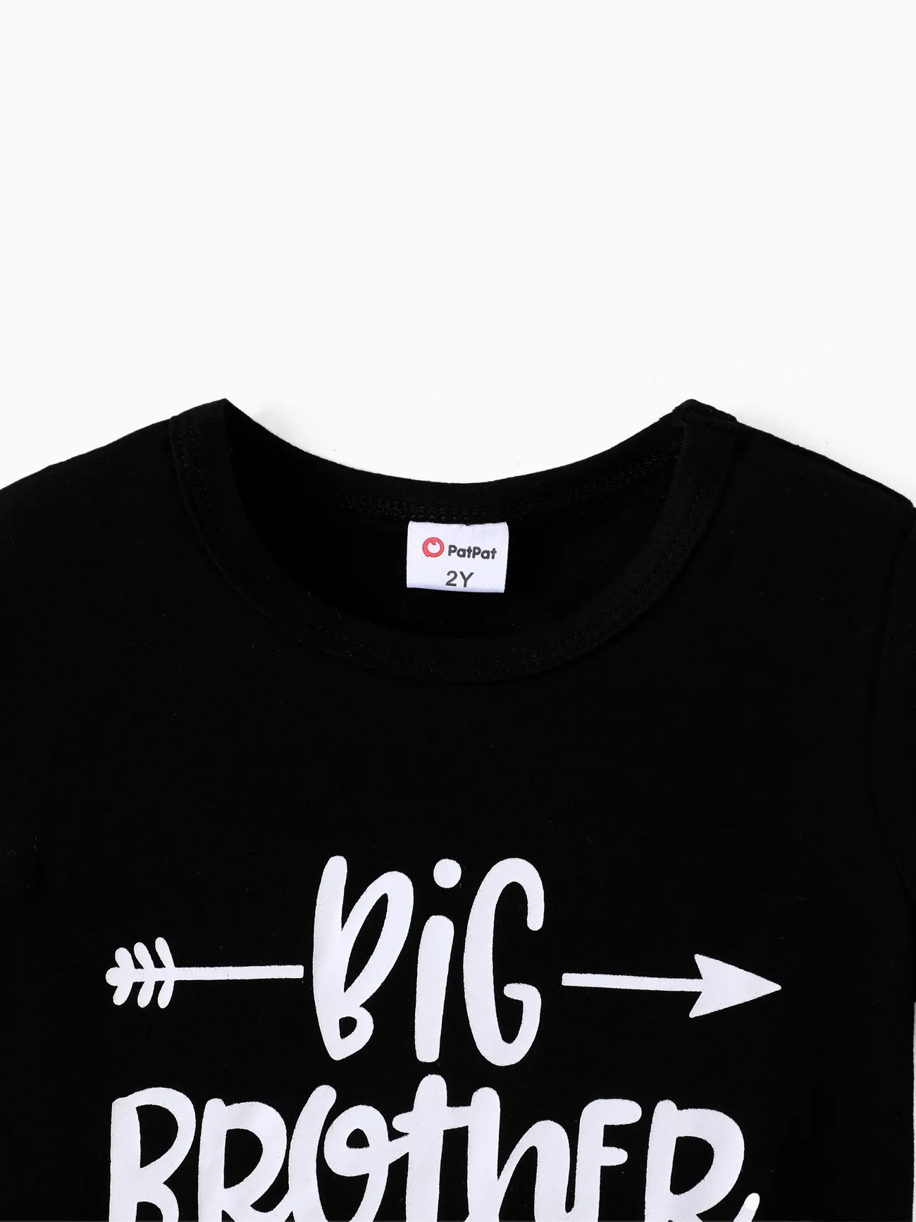 Tout-petit / Enfant garçon 2pcs T-shirt imprimé lettre et pantalon cargo amovible anti-saleté Marron big image 1