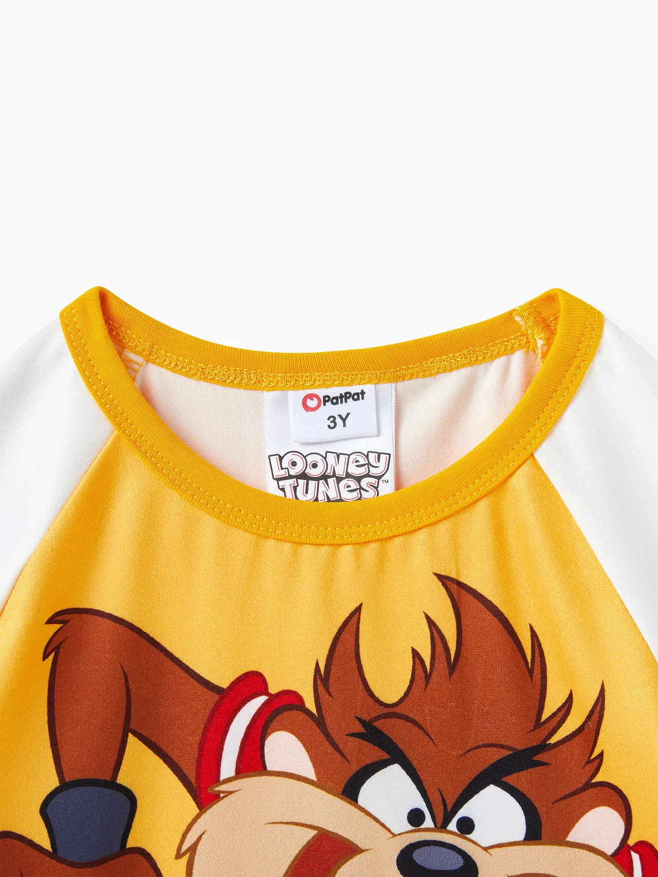 Looney Tunes Kid/Toddler Boy Colorblock Basketball Sport T-Shirt yellowwhite big image 1