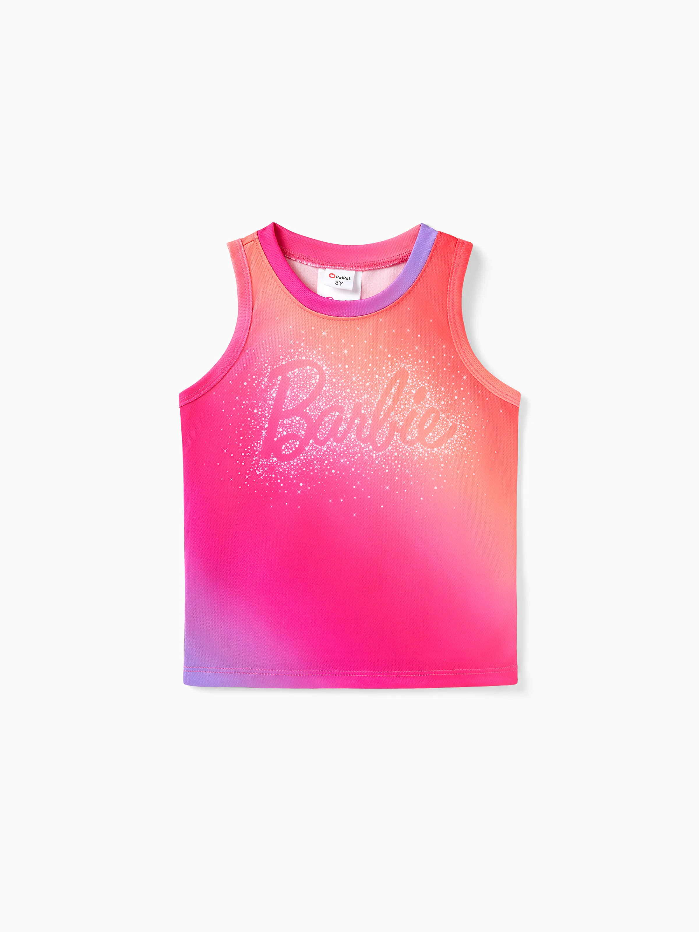 

Barbie 1pc Toddler/Kids Girls Sporty Rainbow Alphabet Tank top/t-shirt/pants