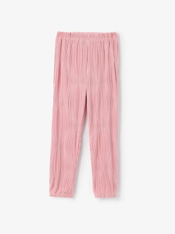 Pantalones de chándal con estampado de ondas transpirables para niña