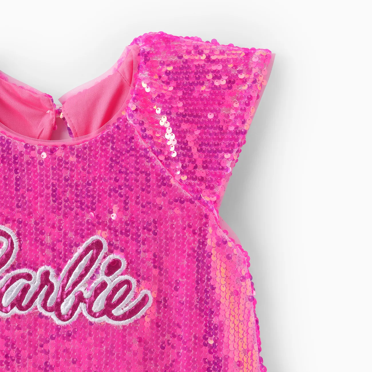 Barbie IP Mädchen Flatterärmel Süß Kleider roseo big image 1