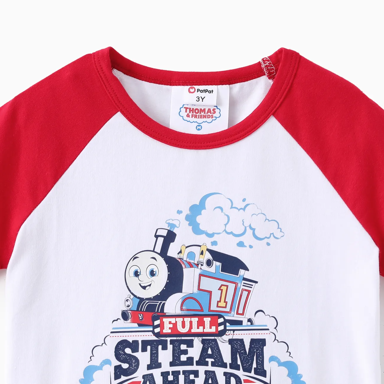 Thomas & Friends 2 unidades Criança Menino Costuras de tecido Infantil conjuntos de camisetas Bloco de Cor big image 1
