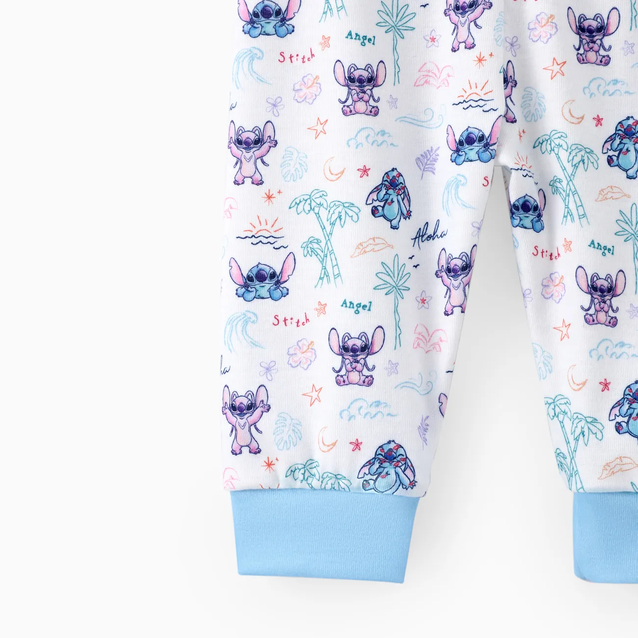 Ponto Disney 2 unidades Bebé Unissexo Costuras de tecido Infantil Manga comprida Conjunto para bebé Azul big image 1