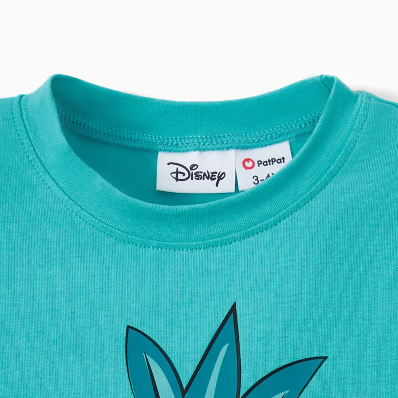 Puntada Disney Looks familiares Plantas y flores tropicales Camiseta sin mangas Conjuntos combinados para familia Conjuntos Verde big image 1