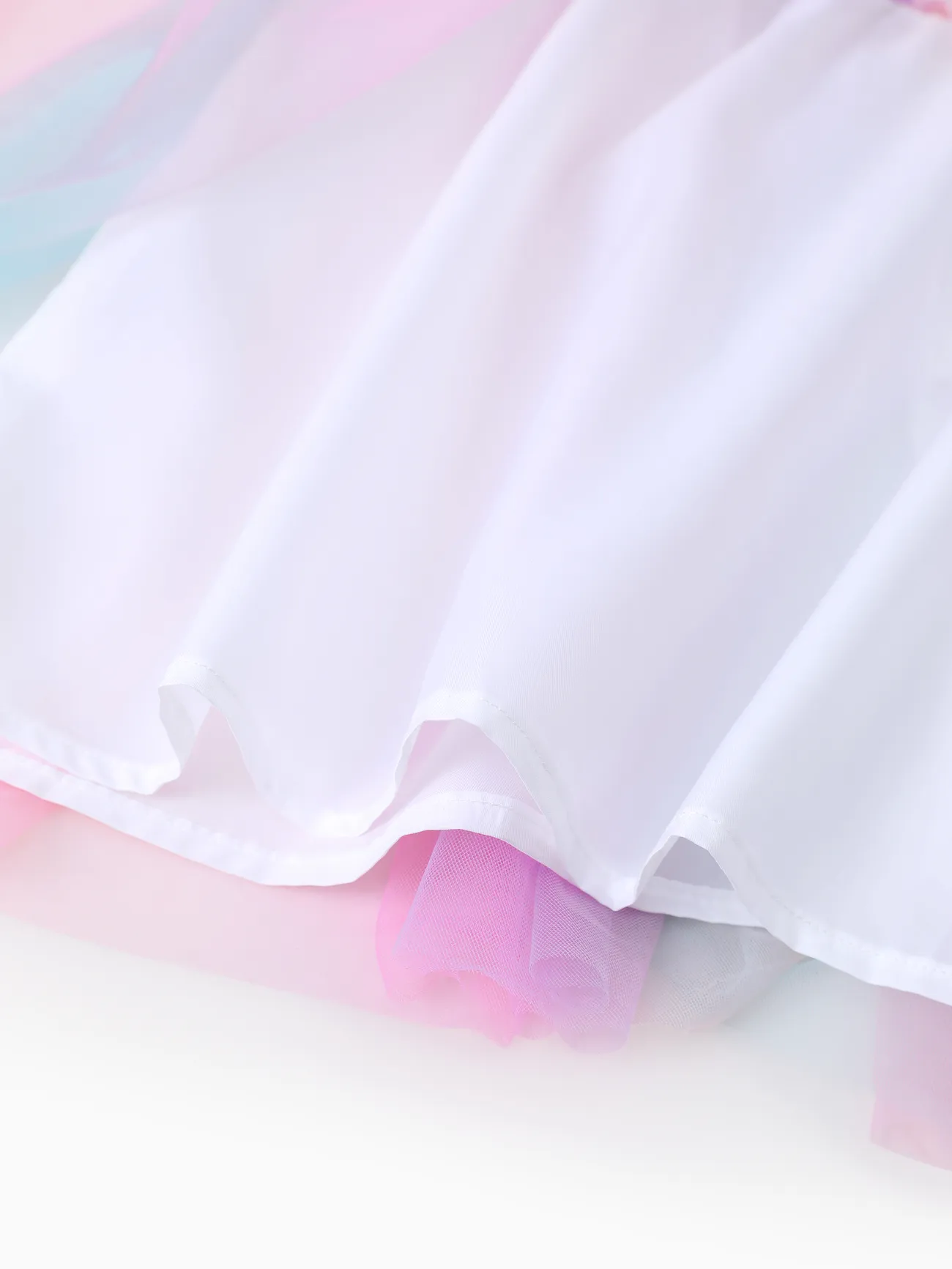 Care Bears Toddler/Kids Girls 1pc Character Print Sequin Mesh Sleeveless Dress Multi-color big image 1