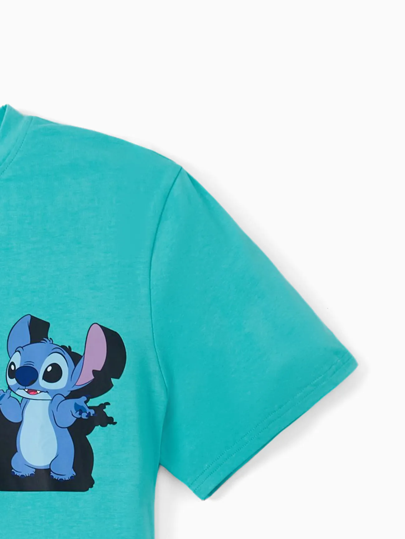 Men - Disney Stitch Tee Shirts(Cotton)/ Dresses for Family - Tropical Flower and Plant Hawaii Style - Green - image 24