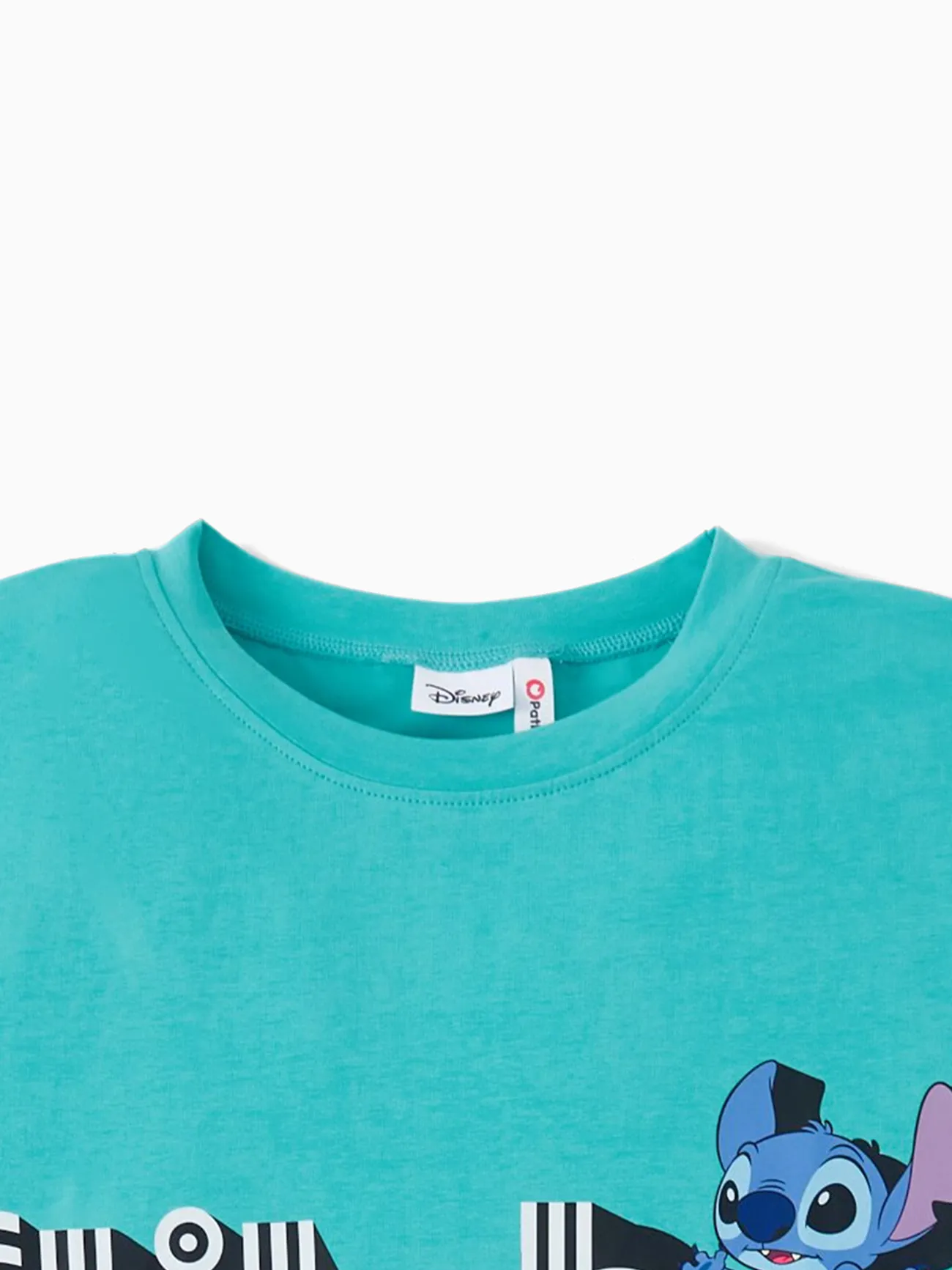 Men - Disney Stitch Tee Shirts(Cotton)/ Dresses for Family - Tropical Flower and Plant Hawaii Style - Green - image 23