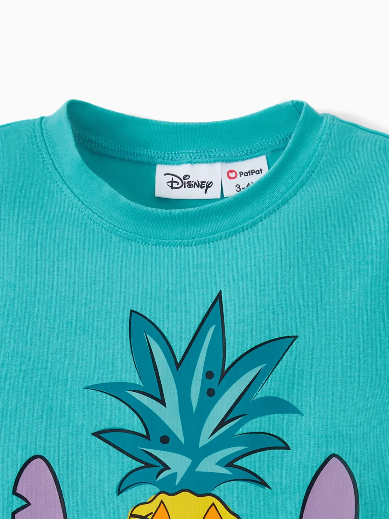 迪士尼針跡 全家裝 熱帶植物花卉 背心 親子裝 套裝 綠色 big image 1
