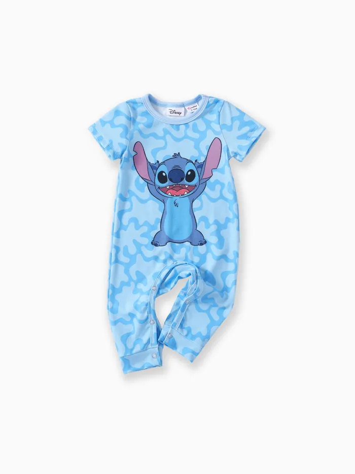 Disney Stitch Baby Girls/Boys 1pc Naia™ Character Print Long-legged Jumpsuit