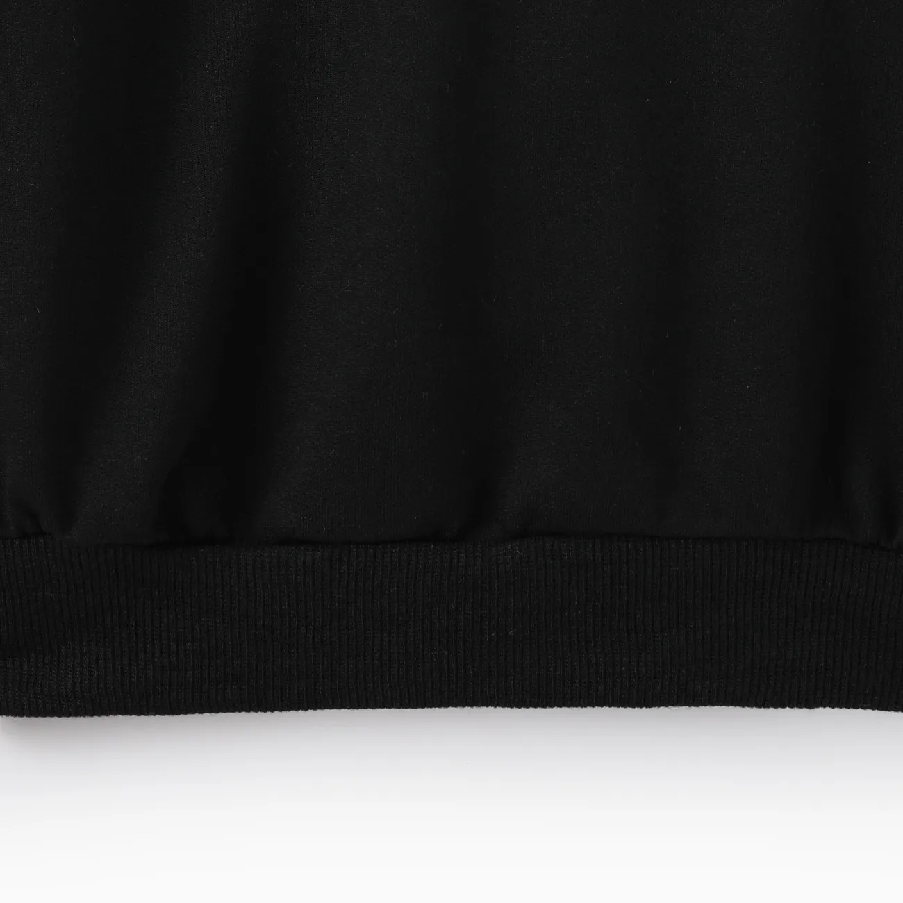 2pcs Toddler Girl Trendy Colorblock Sweatshirt and Elasticized Pants Set Black big image 1