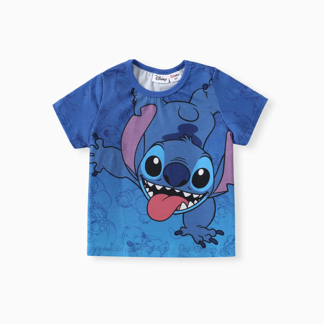 Ponto Disney Criança Menino Infantil Manga curta T-shirts Azul big image 1