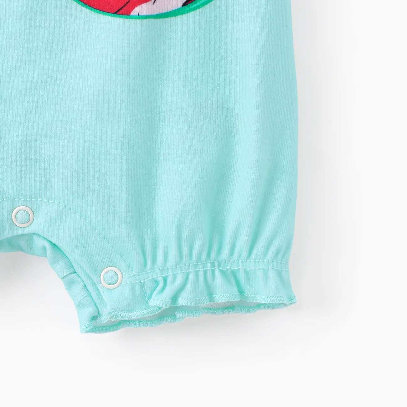 Disney Princess 嬰兒 女 立體造型 童趣 背心 連身衣 綠色 big image 1