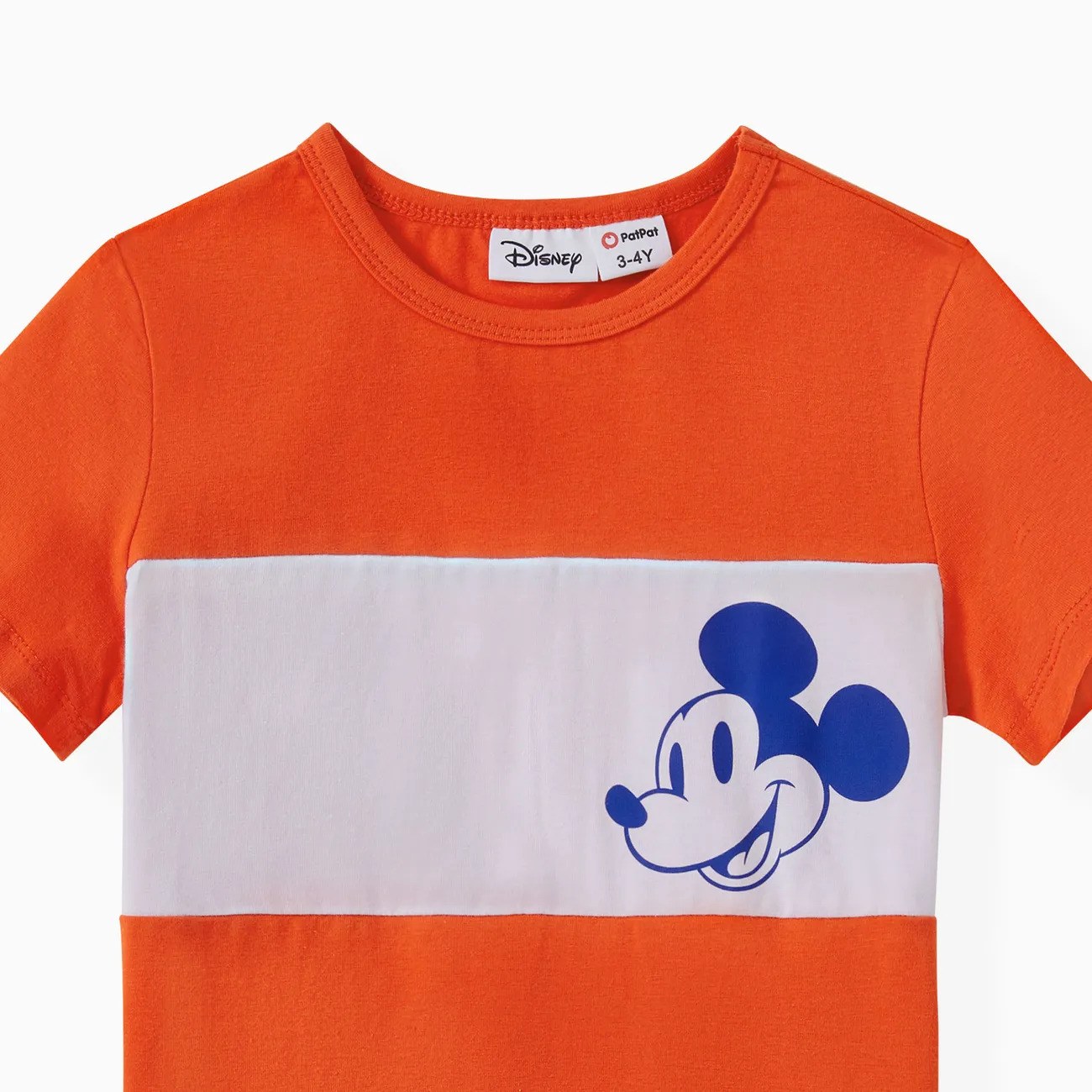 Disney Mickey and Friends Looks familiares Camiseta sin mangas Conjuntos combinados para familia Conjuntos Rojo anaranjado big image 1