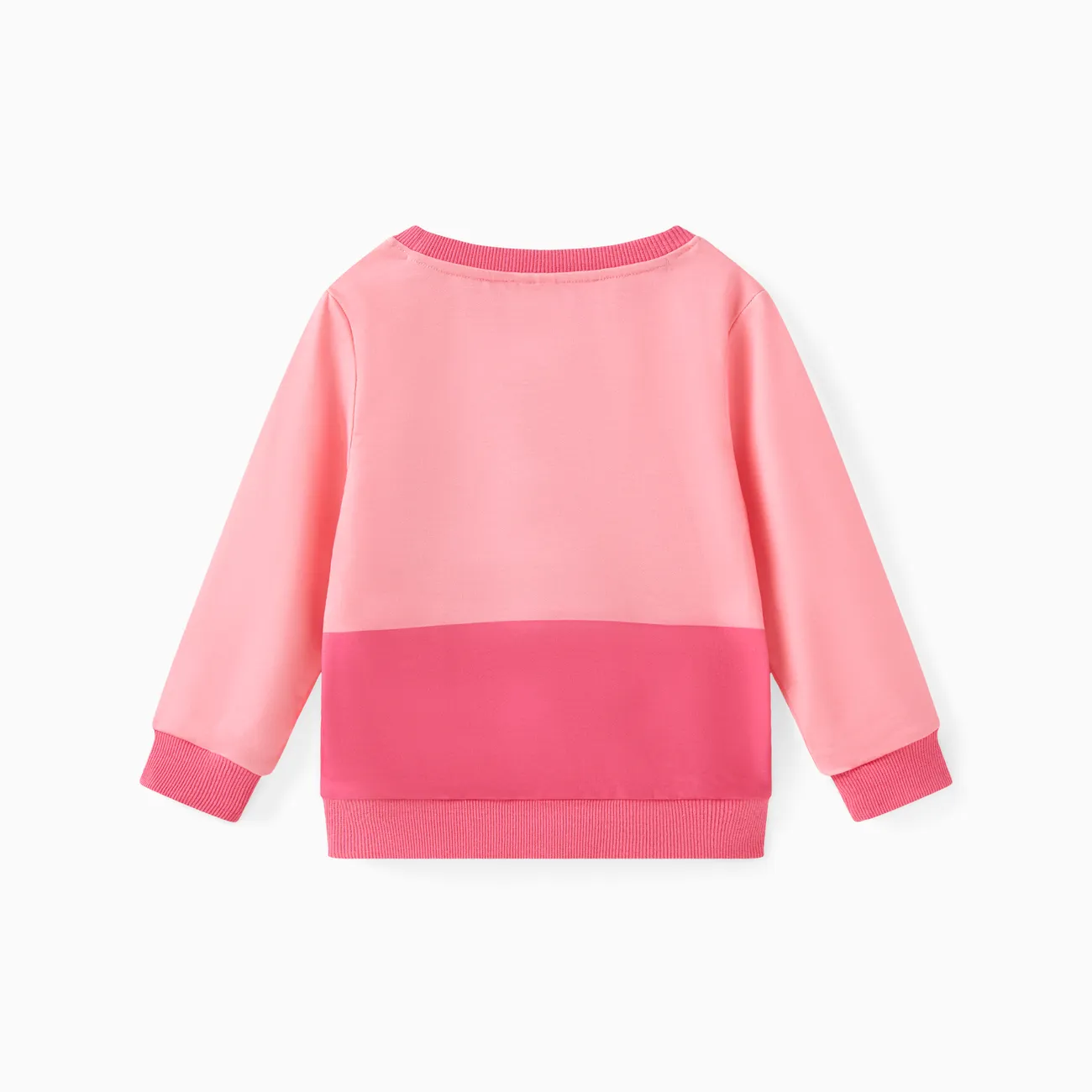 La Pat’ Patrouille Enfant en bas âge Unisexe Couture de tissus Enfantin Chien Sweat-shirt Rose big image 1