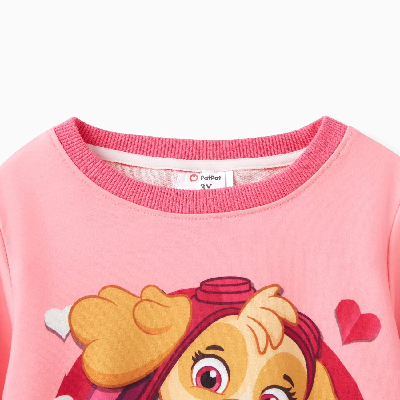 PAW Patrol Toddler Girl/Boy Colorblock Character Print Long-sleeve Tee Pink big image 1