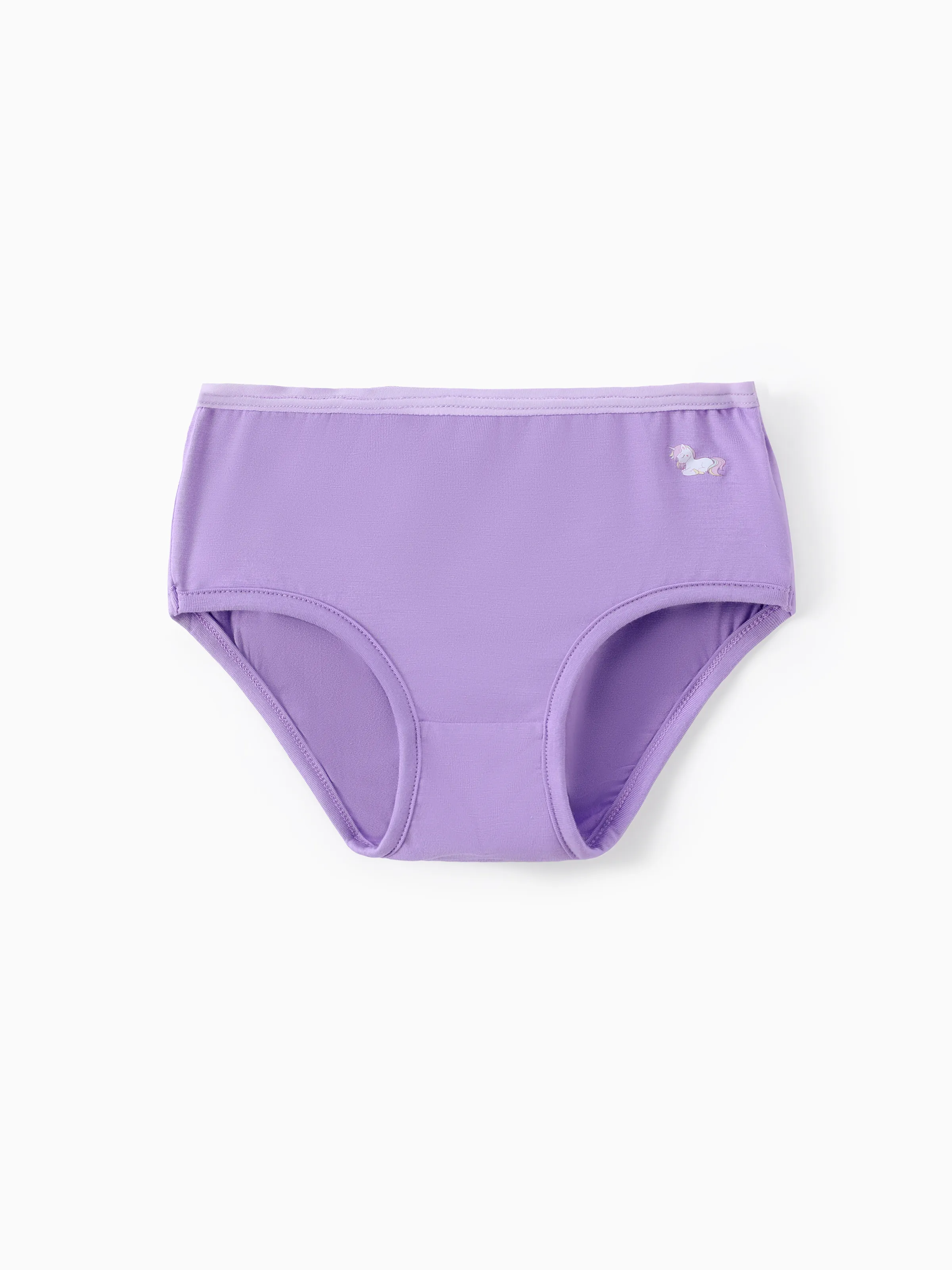 

Toddler Girl 1pcs Unicorn/Solid Color Underwear
