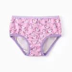 Toddler Girl 1pcs Unicorn/Solid Color Underwear Pink