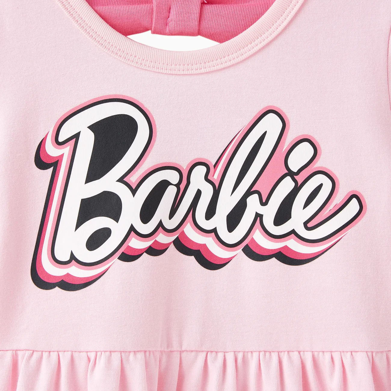 Barbie IP Fille Entortillé Doux Robes Rose Clair big image 1