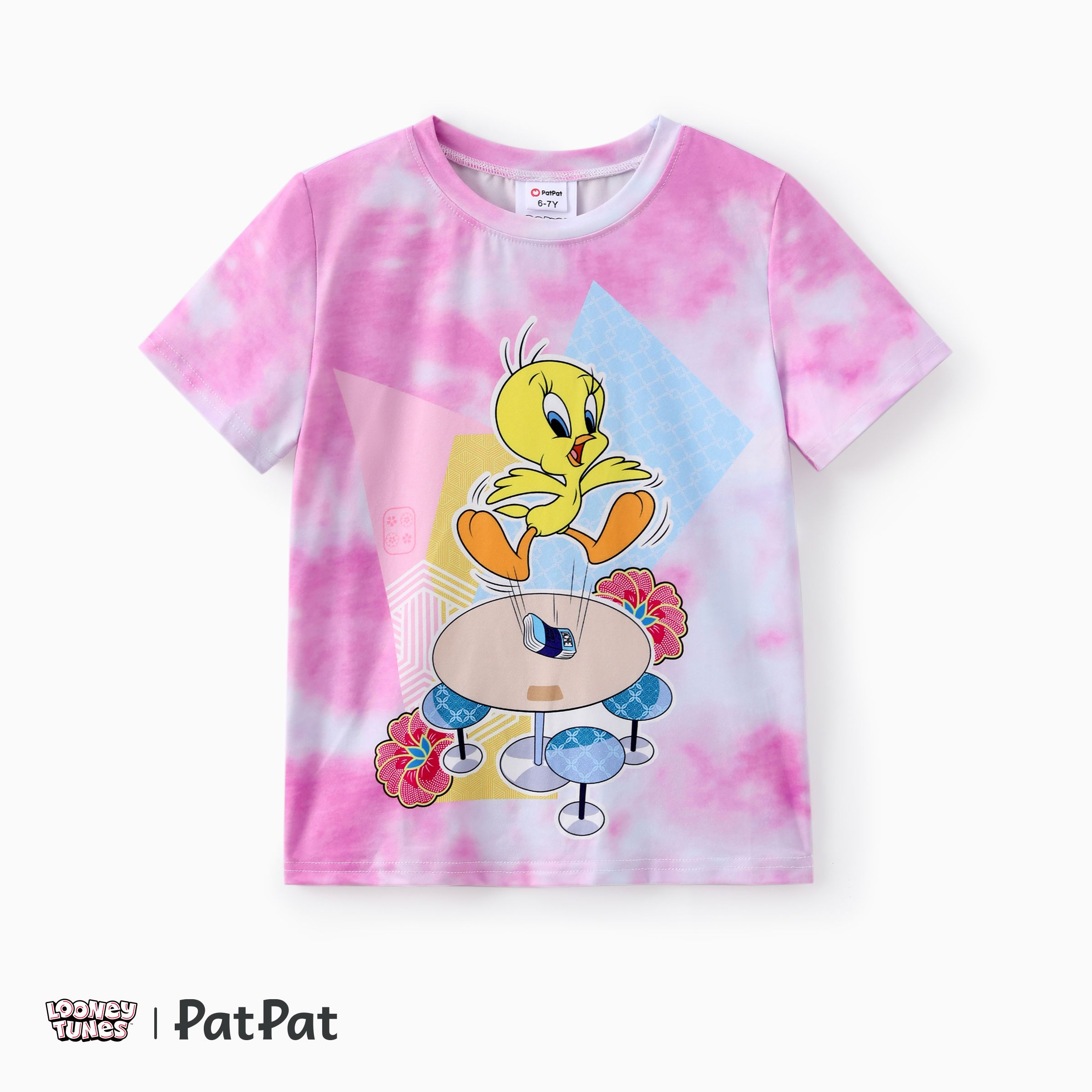 

Looney Tunes Kid Boys/Girls Bug Bunny 1pc Tie-dye Funny Character Print Tee
