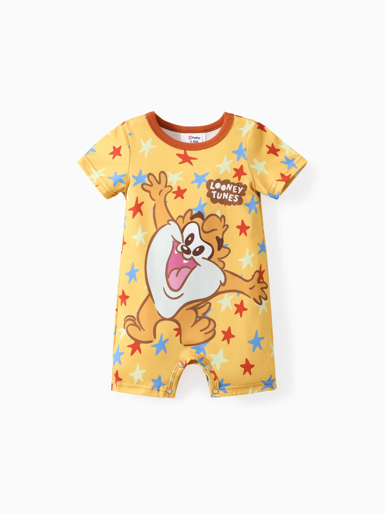 

Looney Tunes Baby Boys/Girls Cartoon Animal Print Short-sleeve Romper