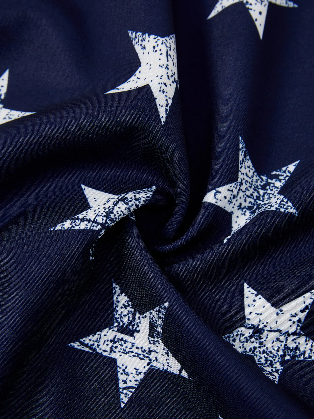 Men - Family American Flag Dresses or Star Button-up Shirts - Color block - image 26