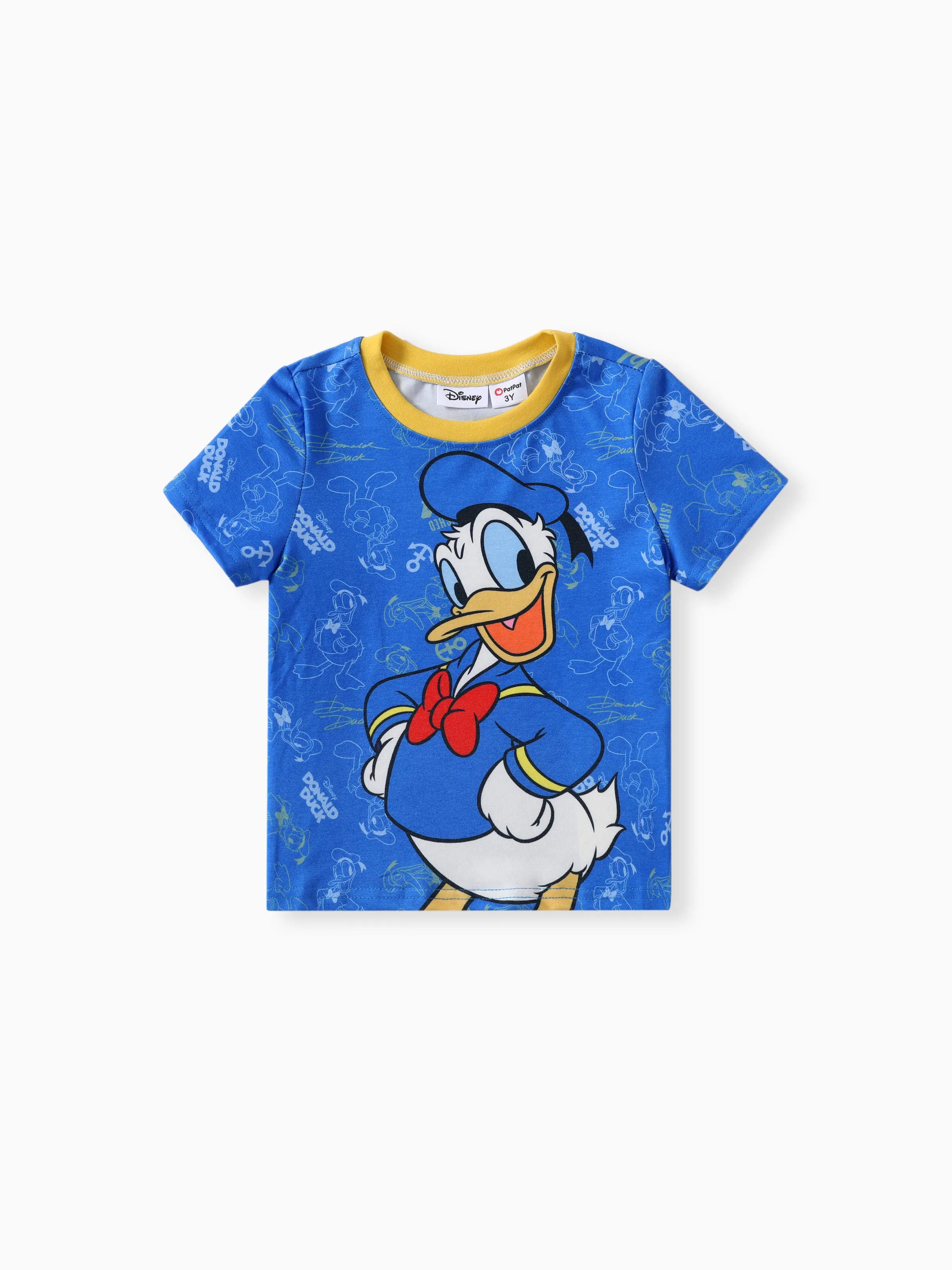 

Disney Mickey and Friends Baby Boys/Girls Donald Duck 1pc Naia™ 90's Birthday Print Romper