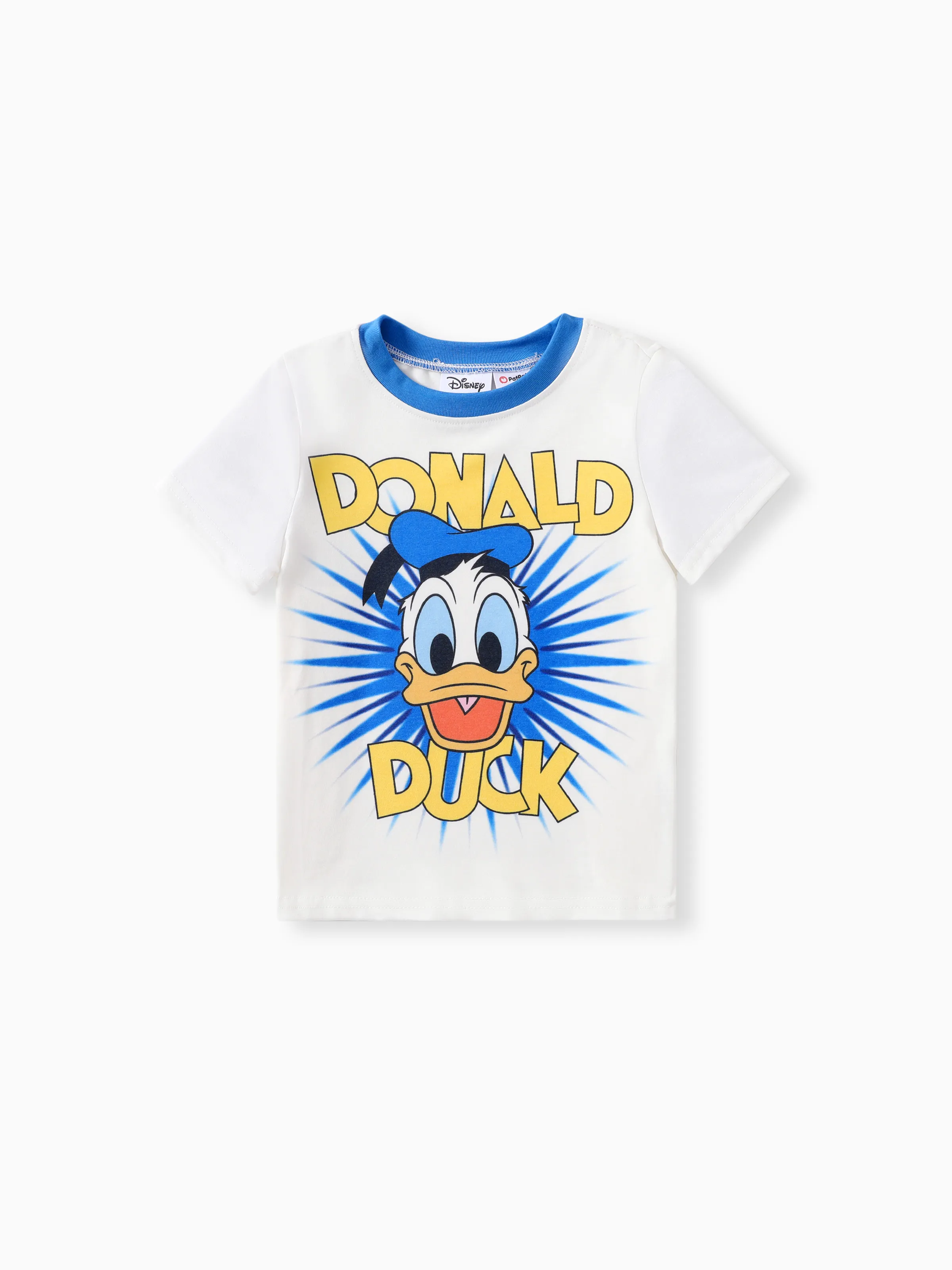 

Disney Mickey and Friends Baby Boys/Girls Donald Duck 1pc Naia™ 90's Birthday Print Romper